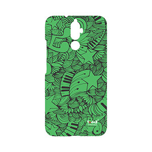 Lenovo K8 Plus Green Music Abstract - Lenovo 