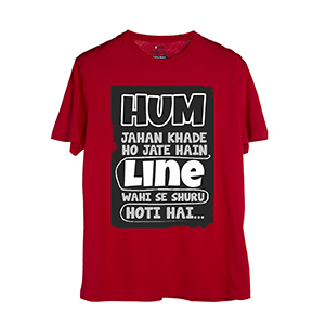 Hum Jahan Khade Ho Jaate Hai - Men's Trendy T-Shirts