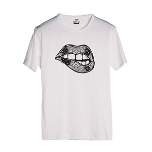 Artistic Lips - Women's Graphic T-Shirts