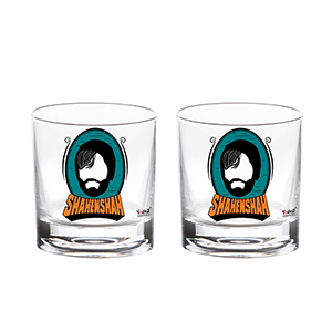 Shahenshah Title Whisky Glass - Set of 2 - Whisky Glasses