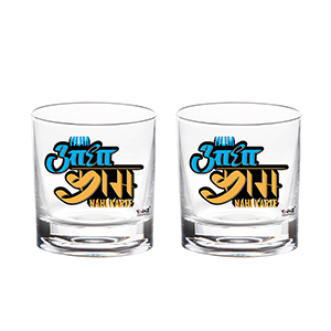 Hum Aadha Kaam Nahi Karte Whisky Glass - Set of 2 - Whisky Glasses