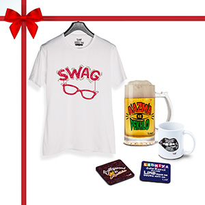 Swagger Combo, T-Shirt, 1 Beer Mug, 1 Coffee Mug1, Coaster 2 (Combo of 5) - Super Combos