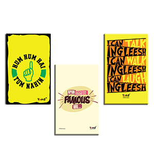 I Can talk + Apun Bahut + Hum Hum  FM Combo of 3 - Fridge Magnets