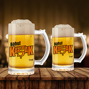 Bahut Kadak Beer Mug Set Of 2 - Beer Mugs