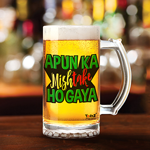 Apun Ka Mishtake Ho Gaya  - Beer Mugs